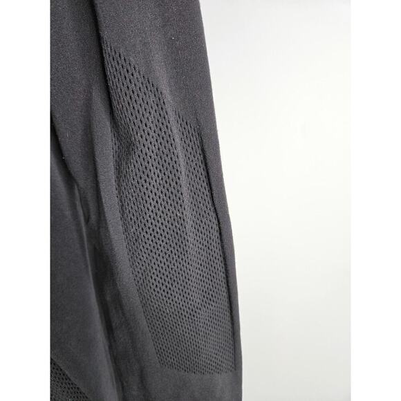 Lululemon Leggings Reveal Crop 15" Yoga Vent Seamless Women's XS Black - Picture 11 of 11